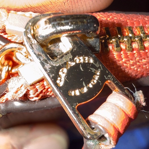 Coach Brown and Pink Roses Key & Card Holder‎ - Picture 6 of 7